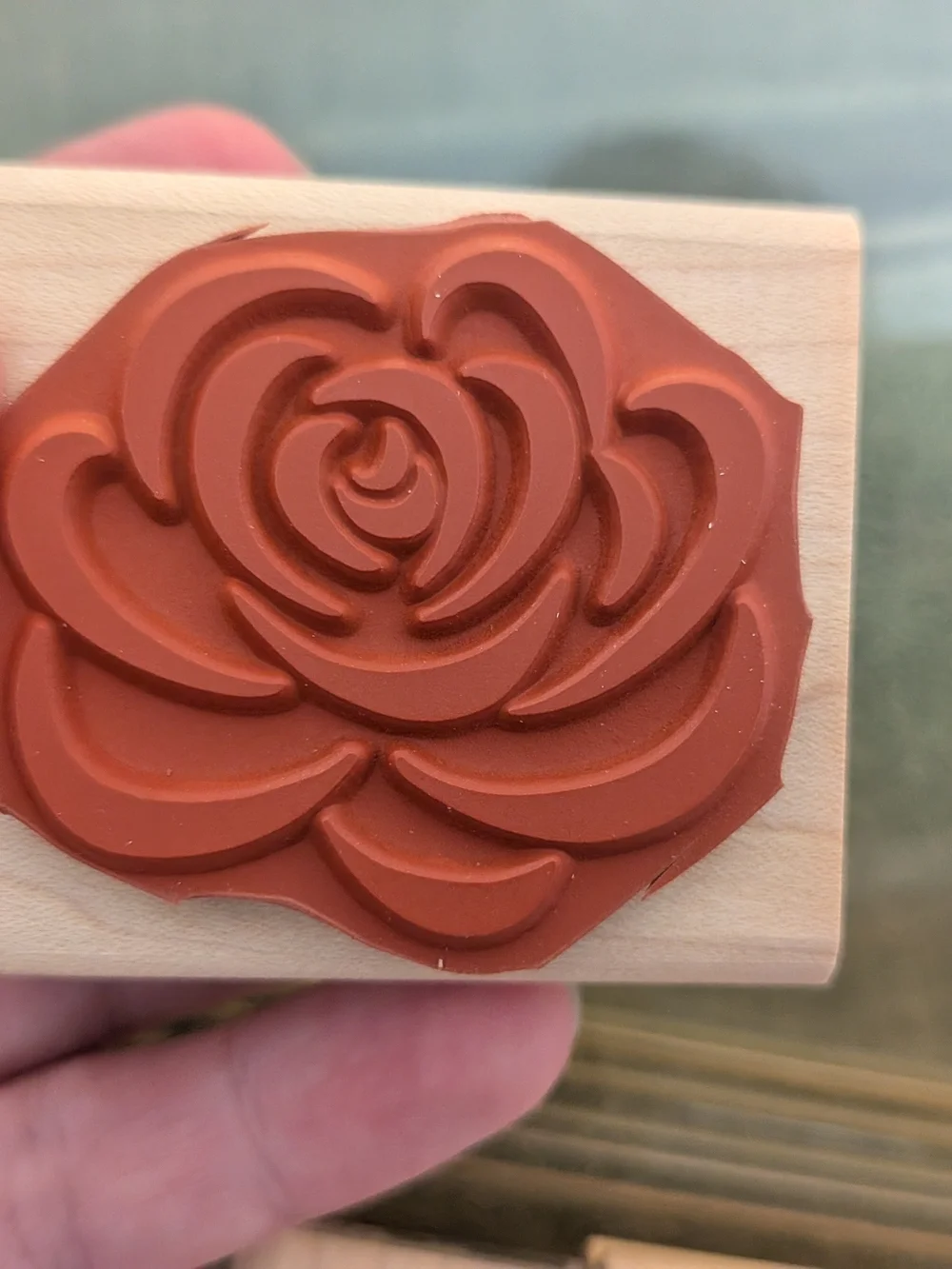 Stampin Up! Rose Rhapsody 2000  Rubber Stamp Set 13 W/ Container Lightly Used
